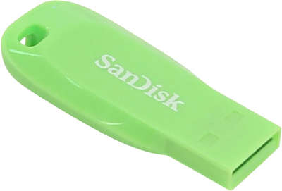 Модуль памяти USB2.0 Sandisk Cruzer Blade 32 Гб, Green [SDCZ50C-032G-B35GE]