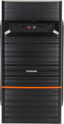Корпус Sunpro Premier III mATX, 450Вт, черный, USB 2.0, Audio/Mic
