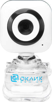 WEB-камера Оклик OK-C8812 белый 0.3Mpix (640x480) USB2.0 с микрофоном