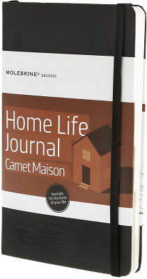 Записная книжка "Passion" (Home Life), Moleskine, Large, черный (арт. PHHO3A)