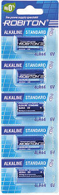 Элемент питания ROBITON STANDARD 4LR44 R-4LR44-0-BL5 (5 штук в упаковке) цена за 1 шт.