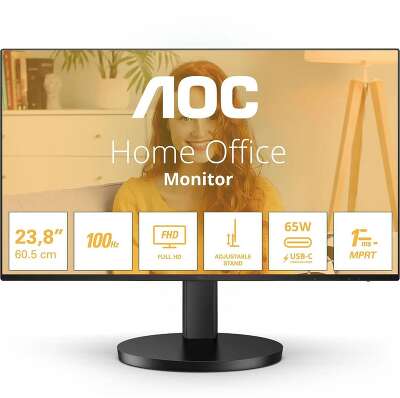 Монитор 27" AOC Home Office 27B3CF2 IPS FHD HDMI, USB Type-C USB-Hub