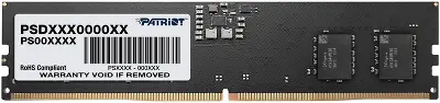 Модуль памяти DDR5 UDIMM Гб DDR5600 Patriot Memory (PSD532G56002)