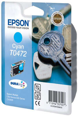 Картридж Epson T04724A (голубой)