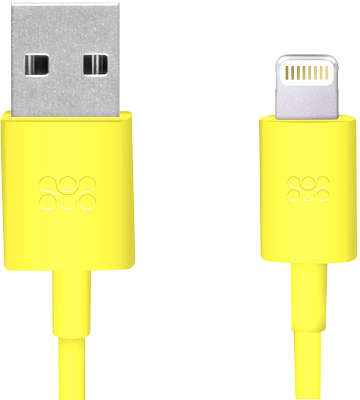 Кабель Promate linkMate-LT USB to Lightning, 1.2 м, жёлтый