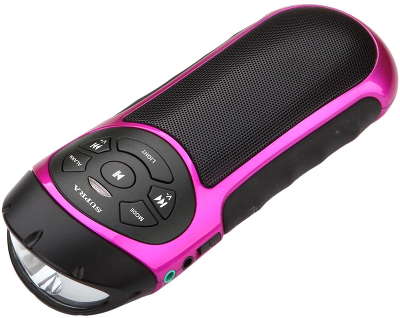 Аудиомагнитола Supra PAS-6277 розовый/черный 3Вт/MP3/FM(dig)/BT/microSD