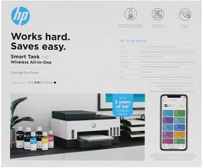 Принтер/копир/сканер с СНПЧ HP Smart Tank 750, WiFi