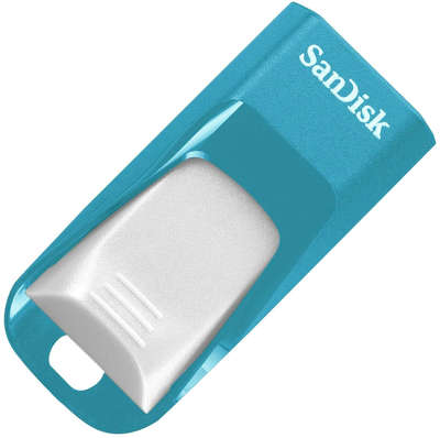 Модуль памяти USB2.0 Sandisk Cruzer Edge 32 Гб, Blue [SDCZ51-032G-E35BG]