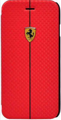 Чехол для iPhone 6/6S Ferrari Formula One Booktype, красный [FEFOCFLBKP6RE]