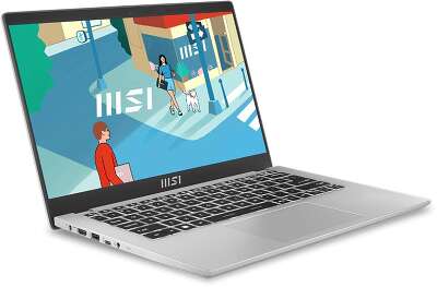 Ноутбук MSI Modern 14 14" FHD IPS i7-1355U/6/512Gb SSD/W11Pro серебристый