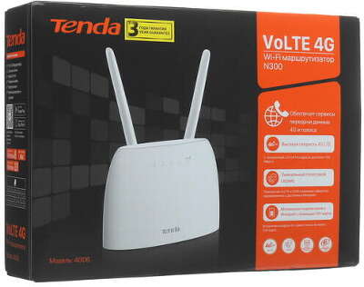 Маршрутизатор Tenda 4G06, 802.11b/g/n, 2.4 ГГц