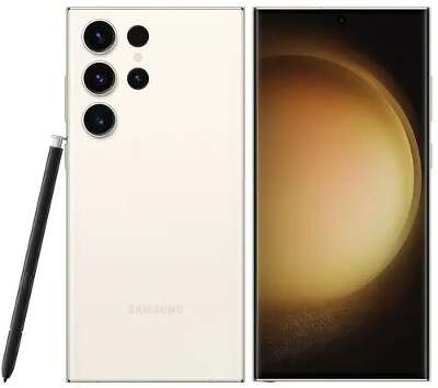 Смартфон Samsung Galaxy S23 Ultra, Qualcomm Snapdragon 8 Gen 2, 12Gb RAM, 256Gb, бежевый