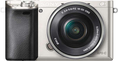 Цифровая фотокамера Sony Alpha 6000 Silver Kit (16-50 мм)