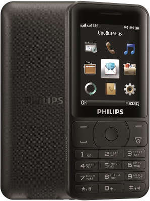 Мобильный телефон Philips E180 Dual SIm, Black