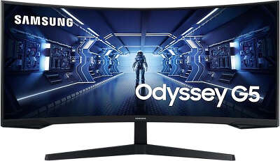 Монитор 34" Samsung Odyssey G5 C34G55TWWI VA 3440x1440 HDMI, DP