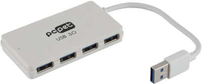 Концентратор USB 3.0 PC Pet BW-U3031A white 4-Port USB 3.0/2.0