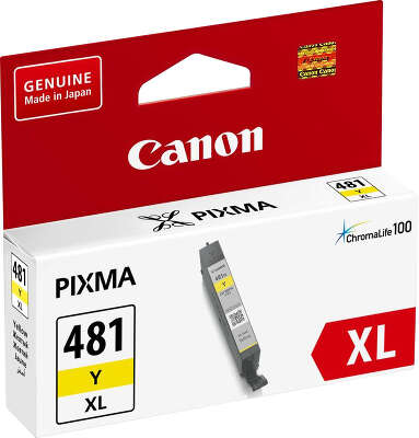 Картридж Canon CLI-481XL Y (жёлтый, повышенной ёмкости)