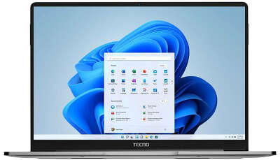 Ноутбук Tecno Megabook T1 14.1" FHD IPS i5-12450H/16/512 SSD/WF/BT/Cam/W11 серый