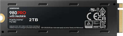 Твердотельный накопитель M.2 NVMe 2Tb Samsung 980 PRO [MZ-V8P2T0CW] (SSD)