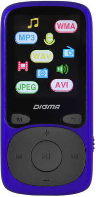 Цифровой аудиоплеер Digma B3 8Gb синий