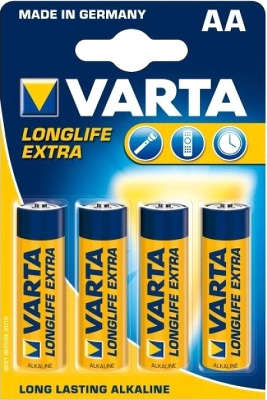 Комплект элементов питания AA VARTA LONGLIFE 4106 (4 шт в блистере)