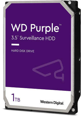 Жесткий диск SATA3 6Tb [WD62PURX] (HDD) Western Digital Purple, 5400rpm, 128Mb