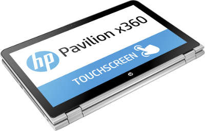 Ноутбук HP 15x360 15-bk001ur Silver 15.6" FHD Touch / i5-6200U/4/500/WF/BT/CAM/W10 (W7T21EA)