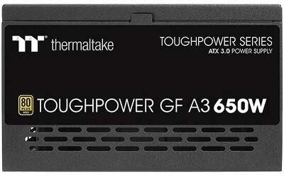Блок питания 650 Вт ATX Thermaltake Toughpower GF A3, 120 мм, 80 Plus Gold