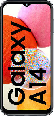Смартфон Samsung SM-A145 Galaxy A14 4/64Гб LTE NFC, черный (SM-A145FZKUCAU)