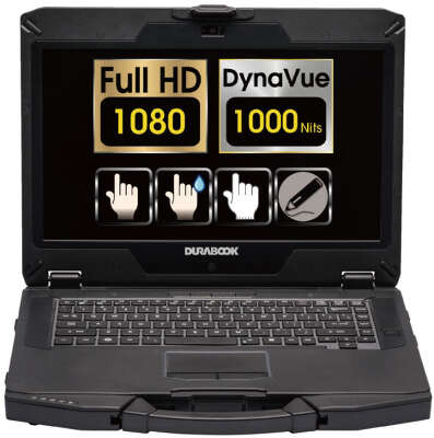 Ноутбук Durabook S14I G2 14" FHD IPS i5 1135G7 2.4 ГГц/8/256 SSD/W11Pro