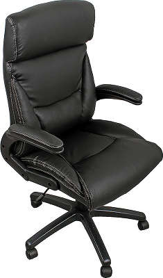 Кресло офисное COLLEGE HLC-0383-1, черный, экокожа