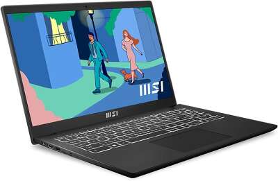 Ноутбук MSI Modern 15 15.6" FHD IPS i7-1355U/6/512Gb SSD/W11Pro черный