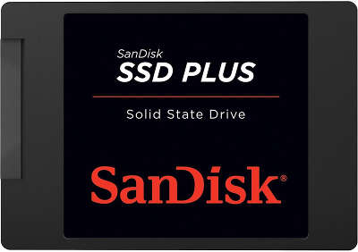 Накопитель SSD Sandisk SATA-3 480Gb SDSSDA-480G-G26 SSD PLUS 2.5"