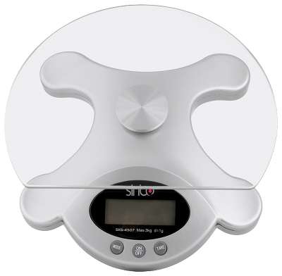 Весы кухонные электронные Sinbo SKS 4507 серебристый