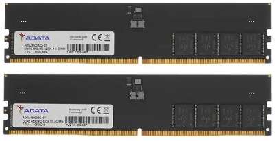 Набор памяти DDR5 DIMM 2x32Gb DDR4800 ADATA (AD5U480032G-DT)