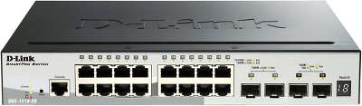 Коммутатор D-Link DGS-1510-20/A1A управляемый SmartPro с 16 портами 10/100/1000Base-T, 2 портами 1000Base-X SF