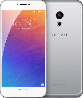 Смартфон Meizu Pro6 32 ГБ Silver/White