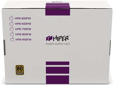 Блок питания 800Вт ATX HIPER HPB-800FM