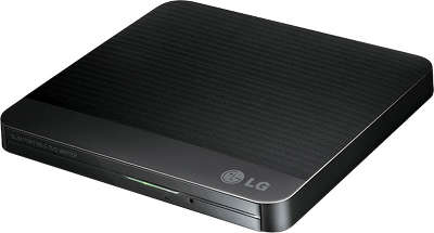 Привод DVD-RW LG Slim черный внешний USB2.0 GP50NB41