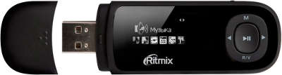 Цифровой аудиоплеер Ritmix RF-3450 16Gb черный