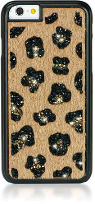 Чехол для iPhone 6/6S Bling My Thing Swarovski Glam!, Leopard Beige [ip6-gm-bw-leo]