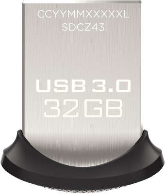 Модуль памяти USB3.0 Sandisk Ultra Fit 32 Гб [SDCZ43-032G-GAM46]
