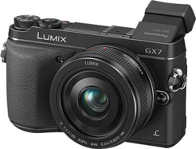 Цифровая фотокамера Panasonic Lumix DMC-GX7CEE-K Black Kit (Micro 4/3 20 mm)