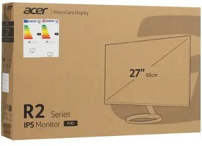 Монитор 27" Acer R272EYI IPS FHD D-Sub, HDMI