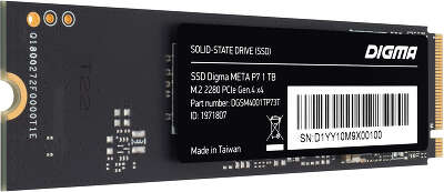 Твердотельный накопитель NVMe 1Tb [DGSM4001TP73T] (SSD) Digma Meta P7