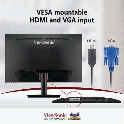 Монитор 24" Viewsonic VA2409-MHU IPS FHD D-Sub, HDMI, USB Type-C