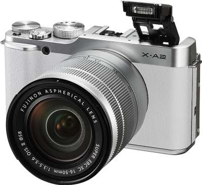 Цифровая фотокамера Fujifilm X-A2 White kit (XC16-50 мм f/3.5-5.6 OIS II)