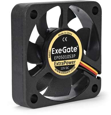 Вентилятор ExeGate EP05010S3P, 50мм, 5000rpm, 25 дБ, 3-pin