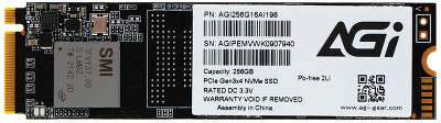 Твердотельный накопитель NVMe 256Gb [AGI256G16AI198] (SSD) AGI AI198