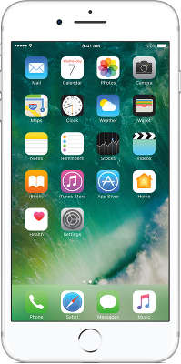 Смартфон Apple iPhone 7 Plus [MN4P2RU/A] 128 GB silver